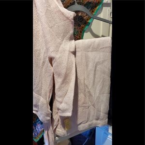 NWT Vintage pink Simon Ellis linen & viscose pant set 9/10